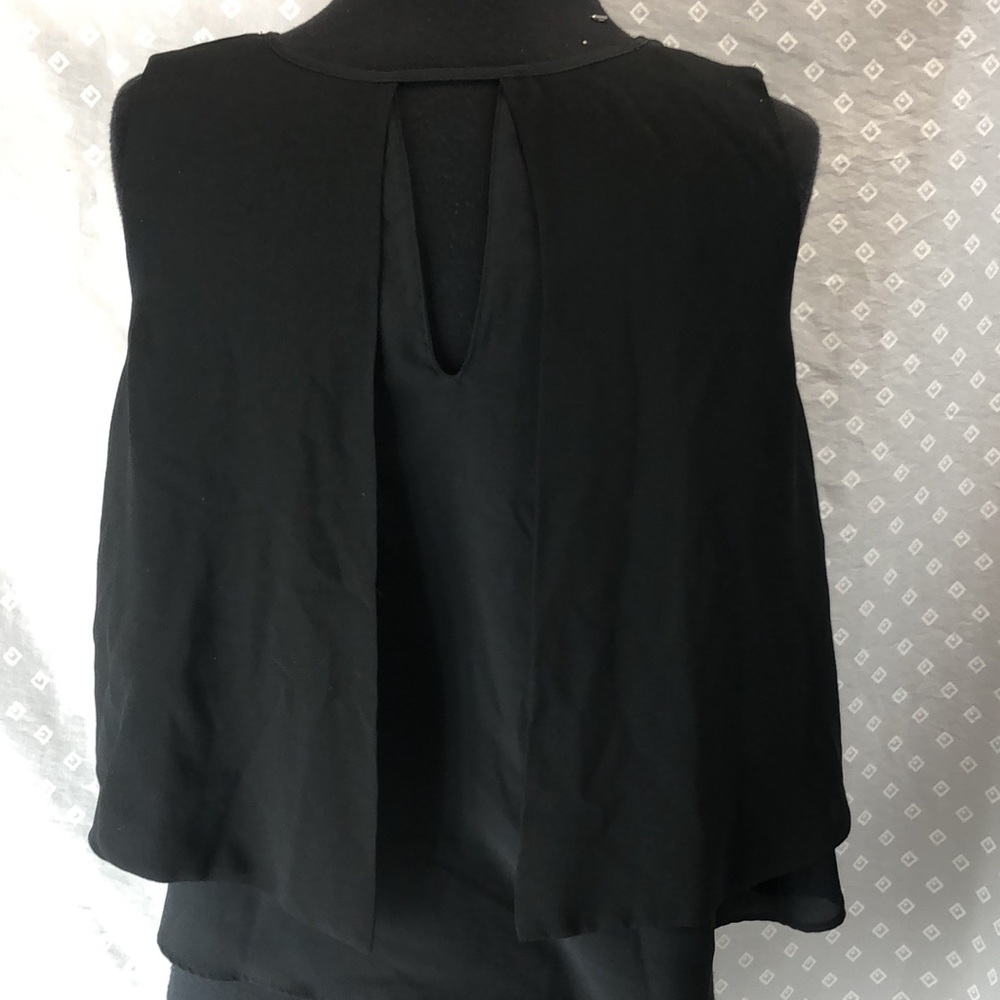 Zara Black Ruffle Tank - Picture 5 of 7